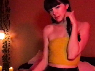 Small titted brunette amateur anal nailed at home