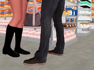 The Busty Shoplifting Girl: Bouncy Breasts And A Luscious