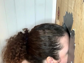 Glory hole blowjob amateur passionate bj